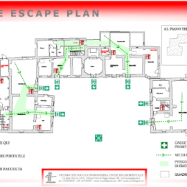 Piano di evacuazione anti-incendio