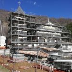 Ponteggio Santuario Madonna di Capodacqua - Studio Tecnico Asse Ingegneria